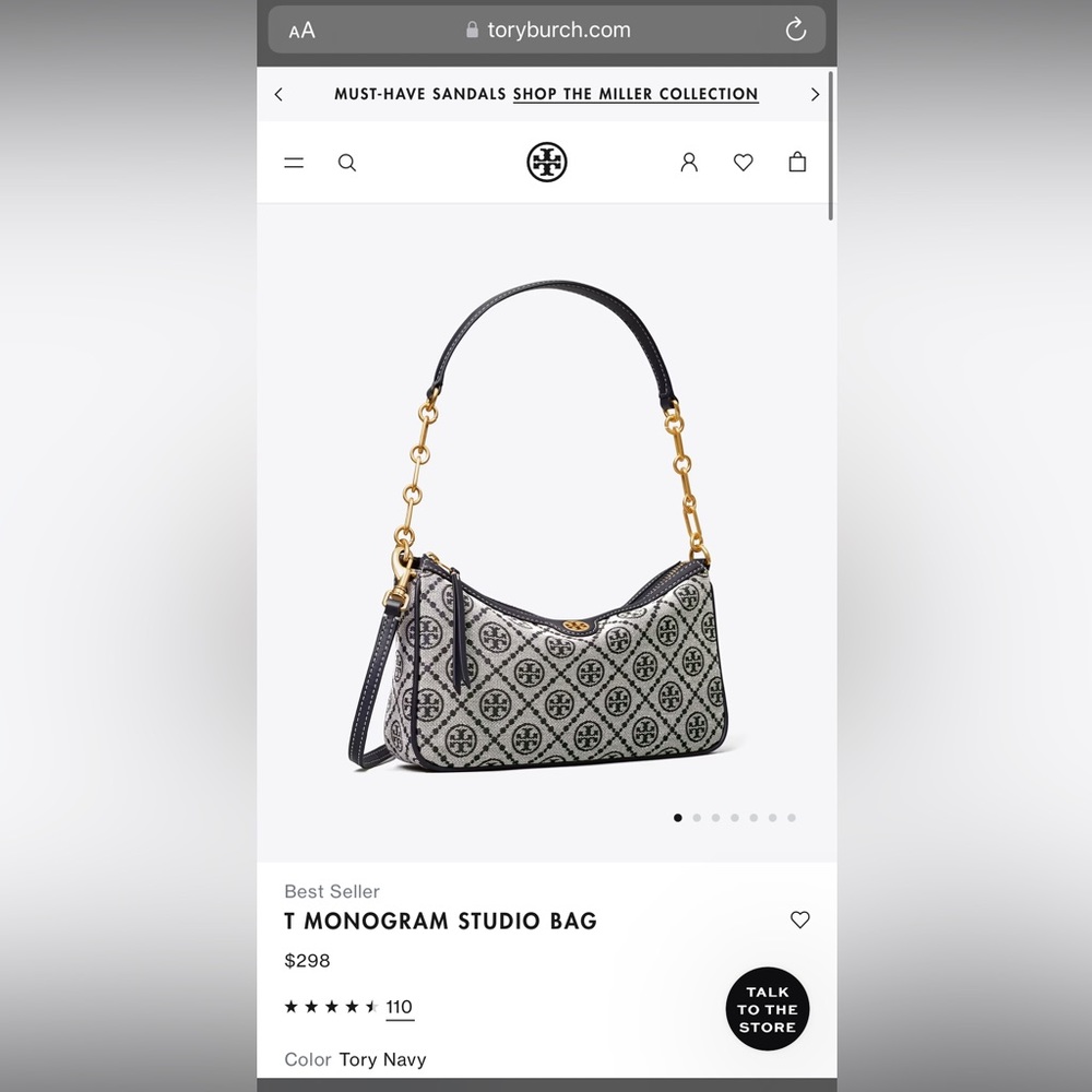 Authentic Tory Burch Bag